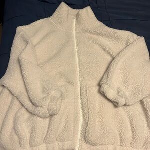 Old Navy Cream Puffer Jacket
